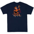 THRASHER - BURN IT DOWN TEE "NAVY"