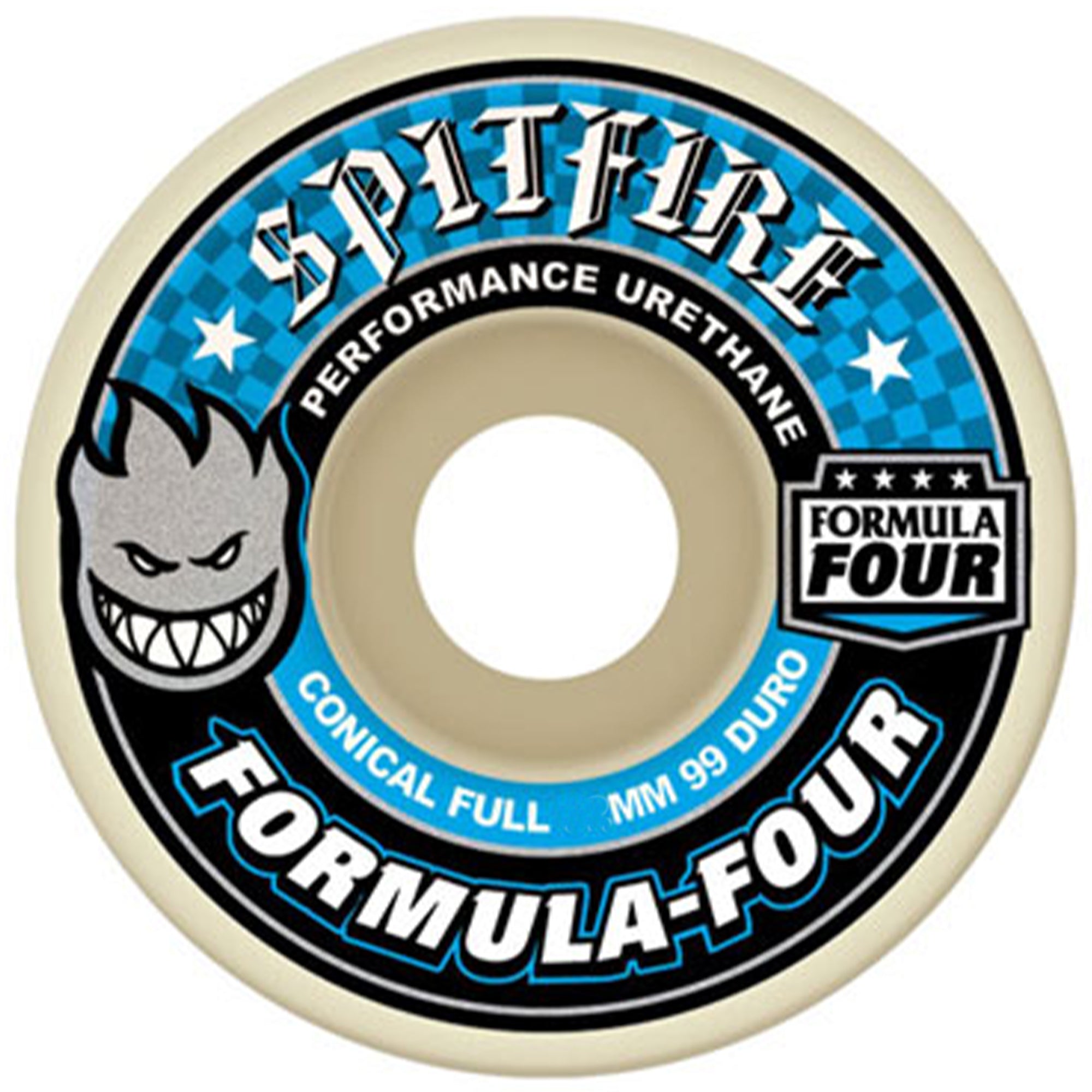SPITFIRE WHEELS - Formula Four Conical Full 99A 52mm/53mm/54mm/56mm/58mm