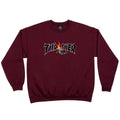 THRASHER - COP CAR CREWNECK "MAROON"