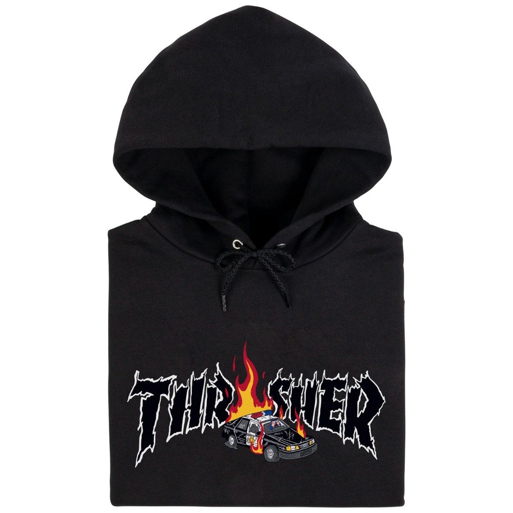 THRASHER - COP CAR HOODIE "BLACK"