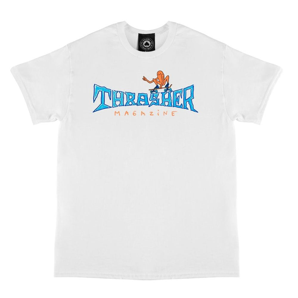 THRASHER - GONZ THUMBS UP S/S TEE "White"