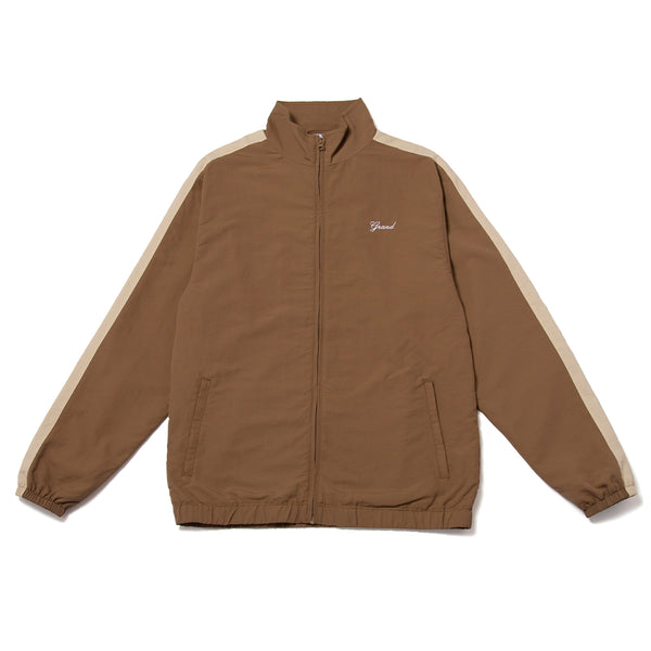 GRAND COLLECTION - Nylon Jacket "Brown/Cream"