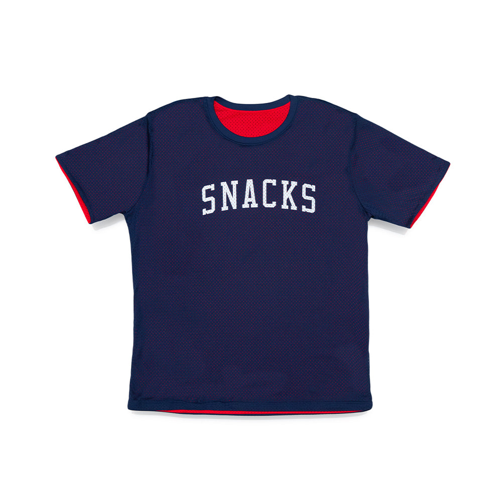 QUARTERSNACKS  - Mesh Warm Up Jersey "Navy/ Red"