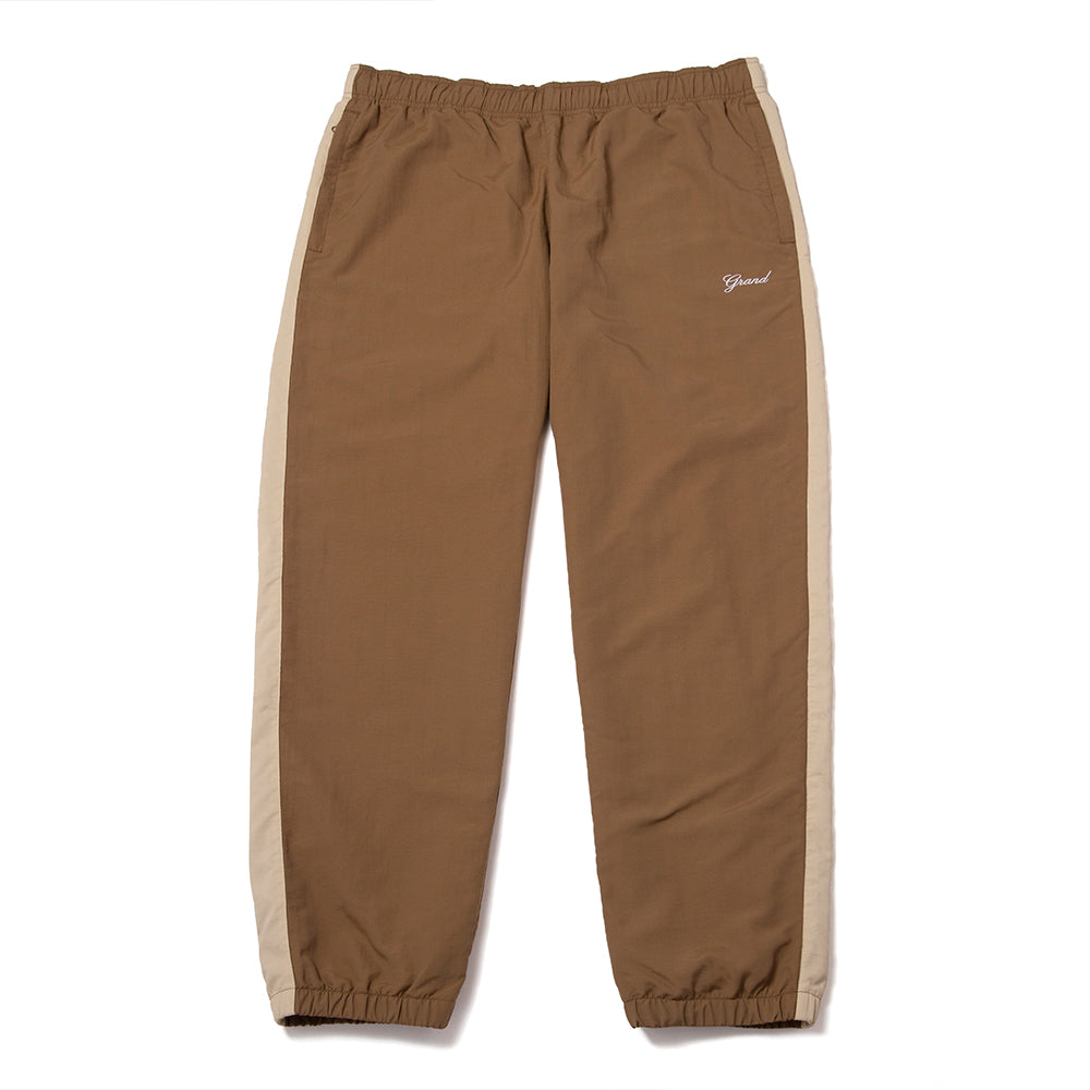 GRAND COLLECTION - Nylon Pant "Brown/Cream"