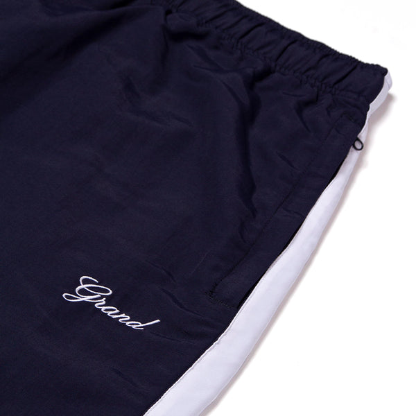 GRAND COLLECTION - Nylon Pant "Navy/White"