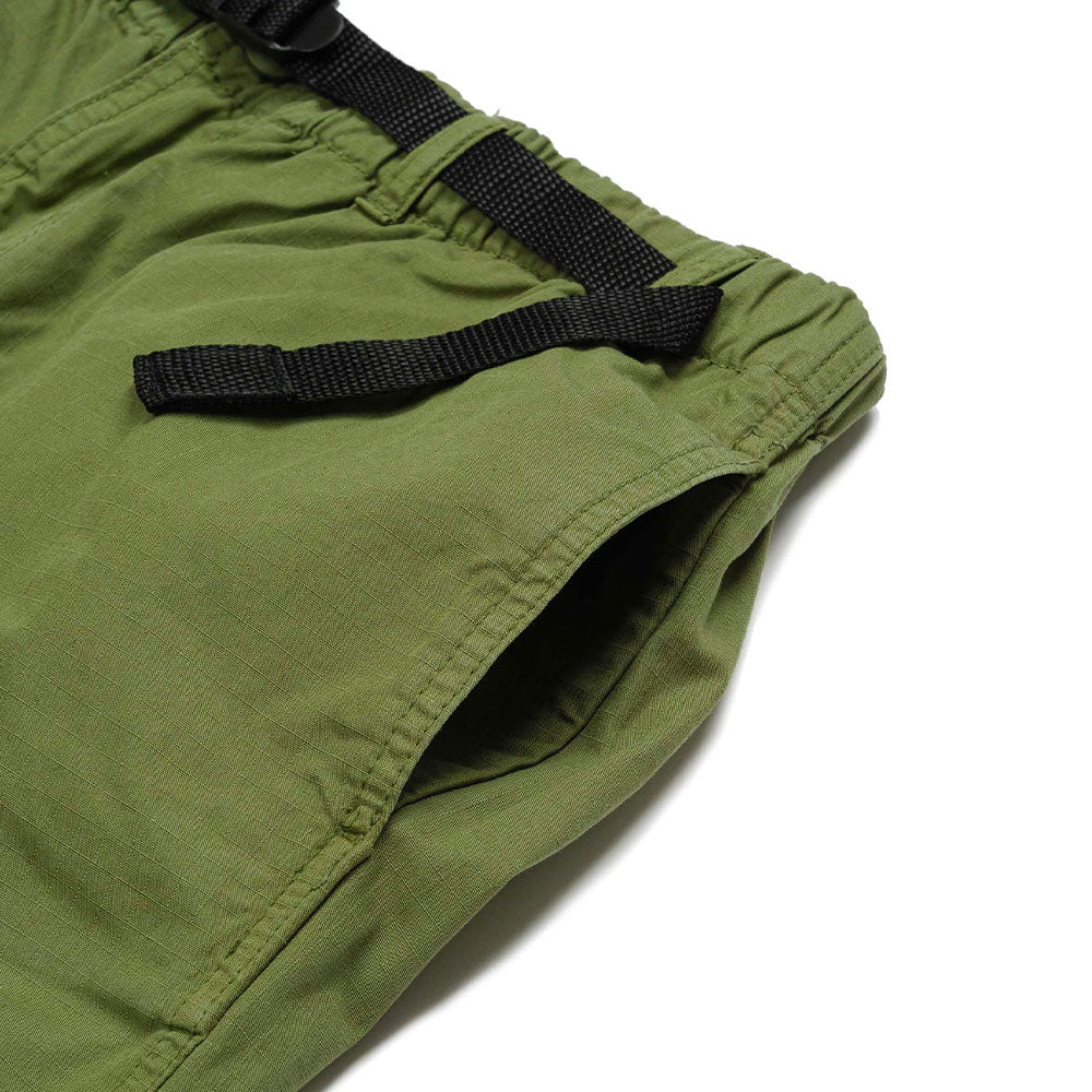DANCER - Belted Simple Pant "Faded Green"