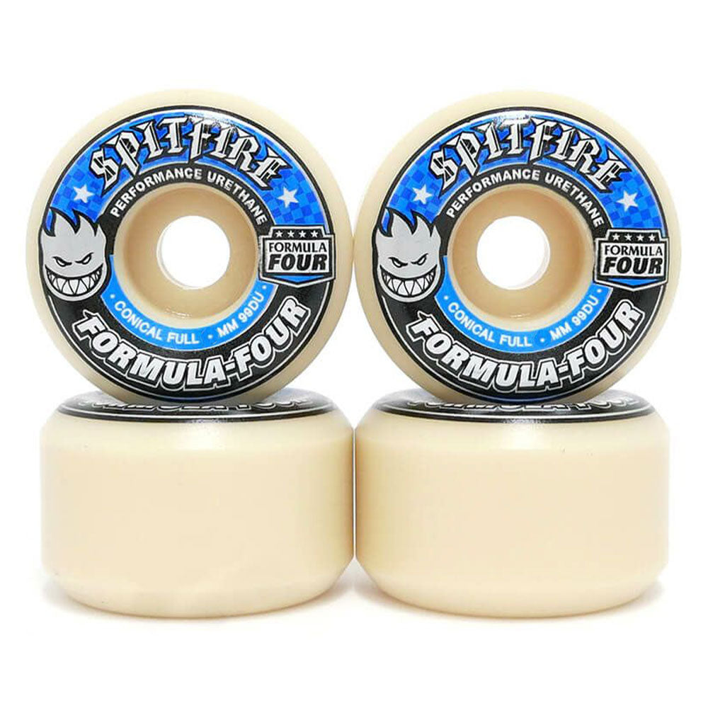 SPITFIRE WHEELS - Formula Four Conical Full 99A 52mm/53mm/54mm/56mm/58mm