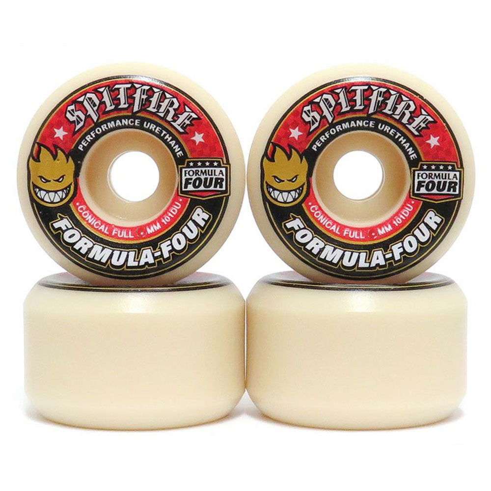SPITFIRE WHEELS - Formula Four Conical Full 101A 52mm/53mm/54mm/56mm