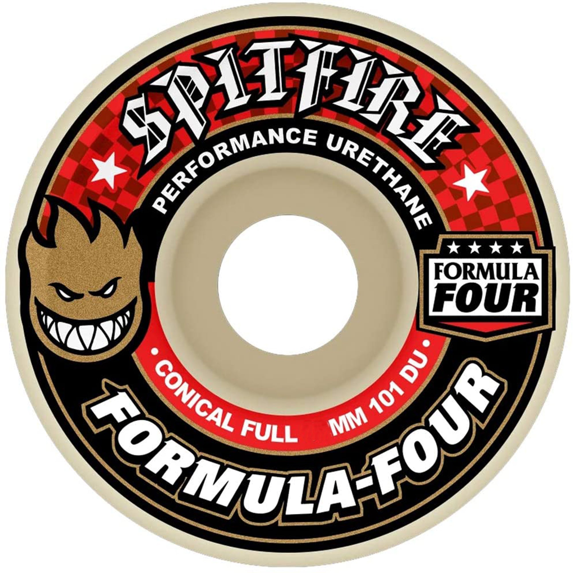 SPITFIRE WHEELS - Formula Four Conical Full 101A 52mm/53mm/54mm/56mm